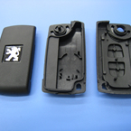 Peugeot 2 Button Flip Remote Key Shell